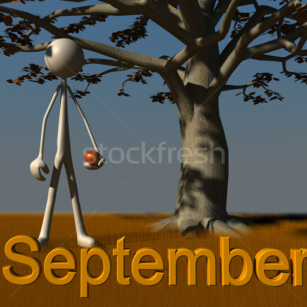 stickman - September Stock photo © bmwa_xiller