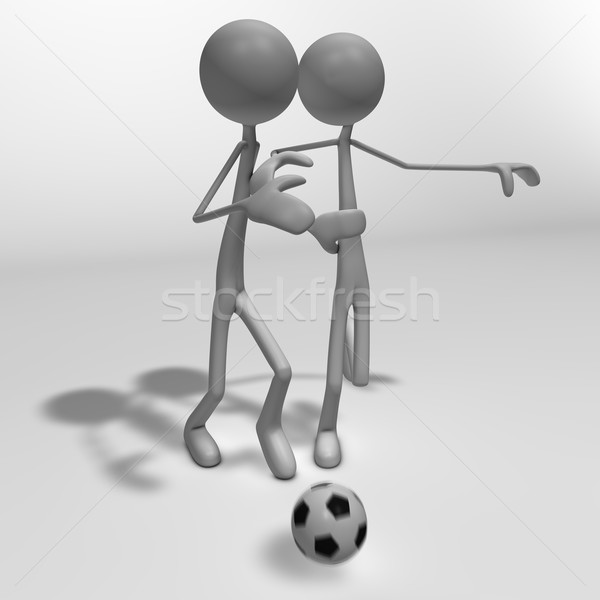 soccer duel 3 Stock photo © bmwa_xiller