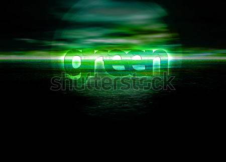 Vert texte horizon environnement eau [[stock_photo]] © bobbigmac