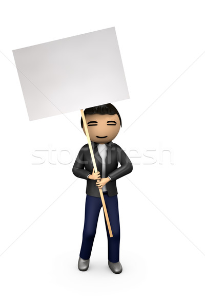 Asian 3D Guy [[stock_photo]] © bobbigmac