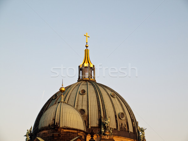 Dôme toit église Berlin Skyline or [[stock_photo]] © bobbigmac