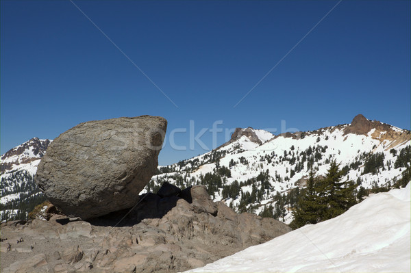 Boulder and Mountain Range Stock photo © bobkeenan