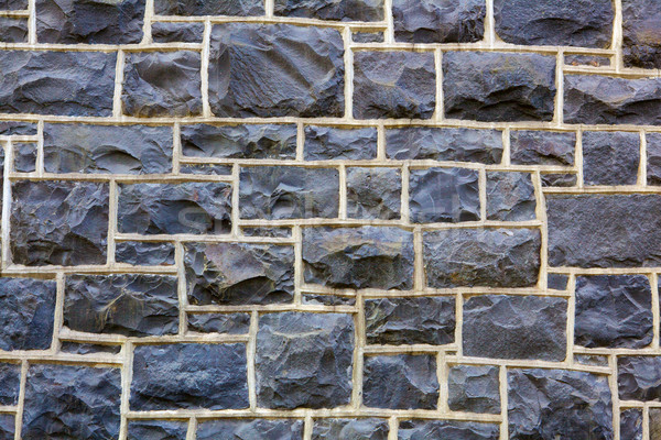 Rectangular Stone Wall further away Stock photo © bobkeenan