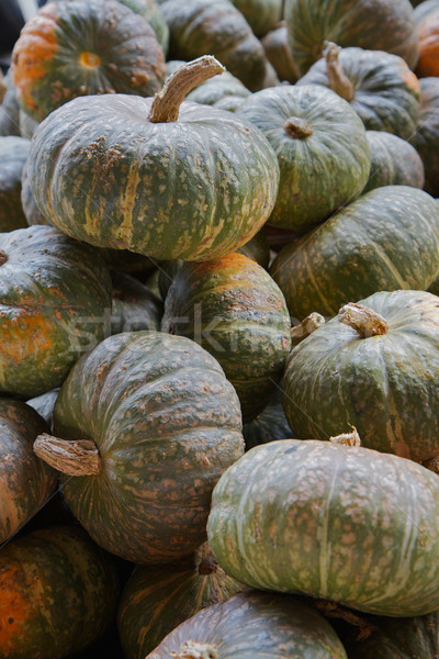 Pomarańczowy zielone duży żywności charakter Zdjęcia stock © bobkeenan