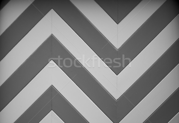 BW Chevron Garage door design Stock photo © bobkeenan