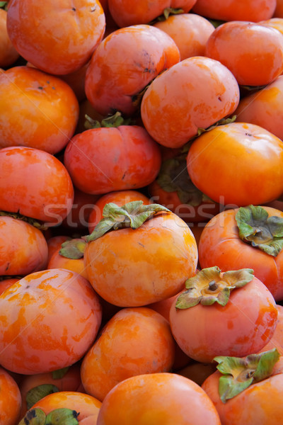 Сток-фото: зеленый · оранжевый · лист · фрукты · зима