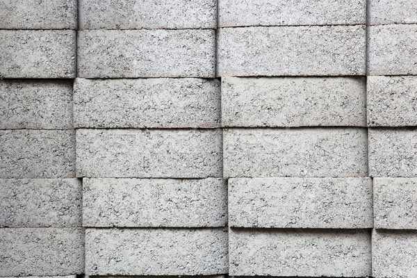 Gray rectangular pavers Stock photo © bobkeenan