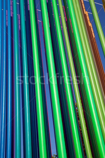 Color tuberías cielo pintura tienda Foto stock © bobkeenan