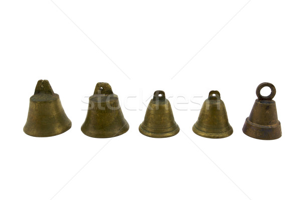 five brass bells Stock photo © bobkeenan
