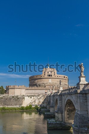Sant Angelo Bridge in Rome Stock photo © boggy