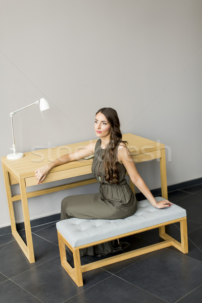Young woman in the room Stock photo © boggy