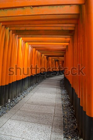 Schrein Japan orange Zeichen asian Stock foto © boggy