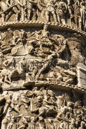 Column of Marcus Aurelius in Rome Stock photo © boggy