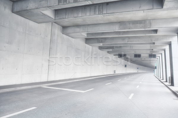 Túnel estrada edifício ponte vida tráfego Foto stock © boggy