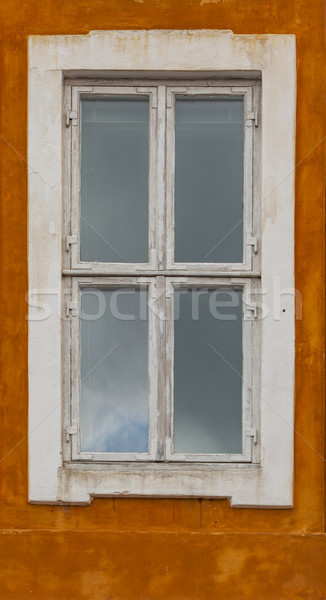 Window on the colorful facade Stock photo © boggy