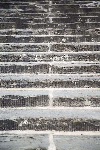 Merdiven görmek boş açık inşaat Stok fotoğraf © boggy