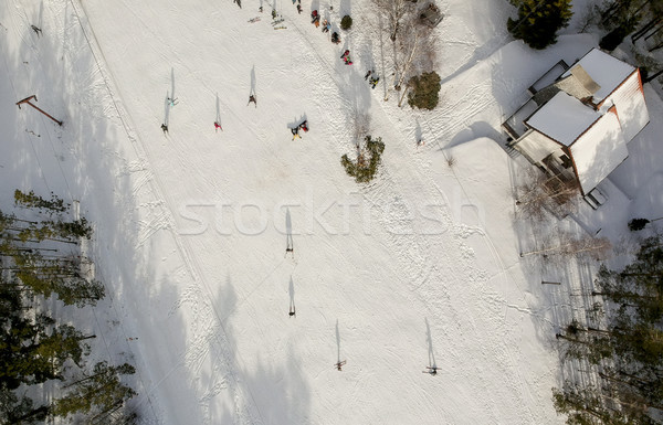 Aerial view at Divcibare, Serbia Stock photo © boggy