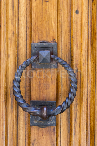 Stockfoto: Vintage · deur · detail · huis · hout · ontwerp