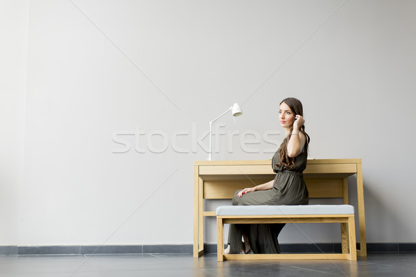 Young woman in the room Stock photo © boggy