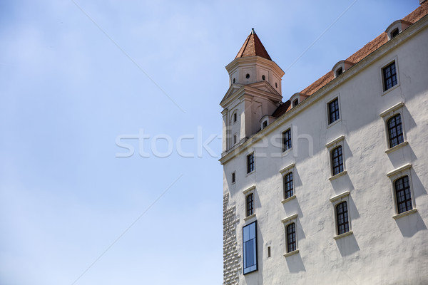 Bratislava castillo Eslovaquia vista edificio paisaje Foto stock © boggy