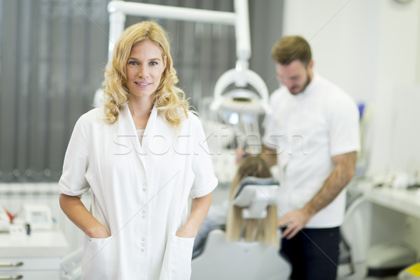 At dentist office Stock photo © boggy