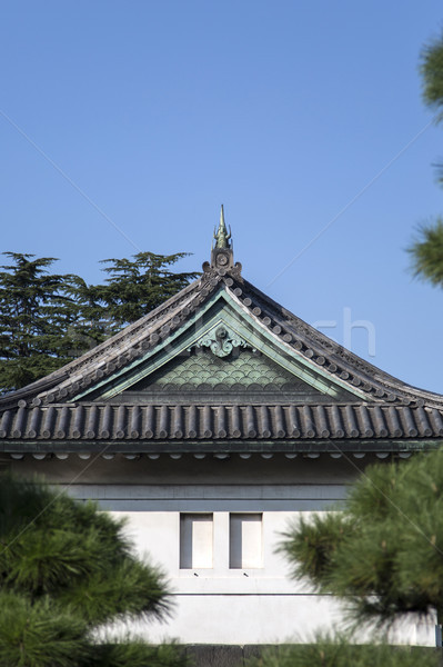 Guard tower at Tokyo Imperial Palace in Tokyo Stock photo © boggy