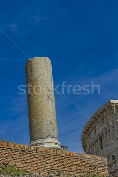 Temple of Venus and Roma in Rome Stock photo © boggy