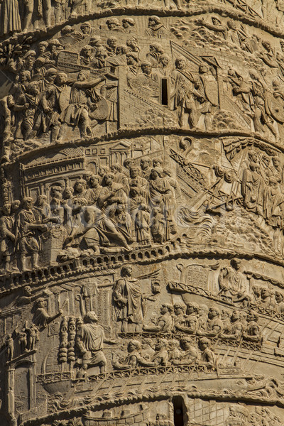 Trajan column in Rome Stock photo © boggy