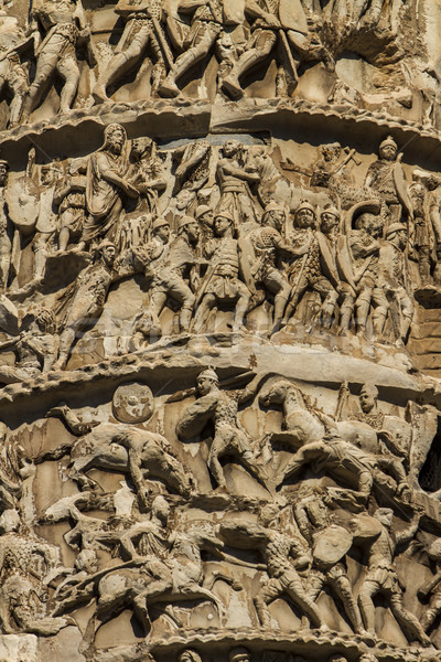 Column of Marcus Aurelius in Rome Stock photo © boggy