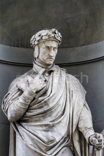 Zdjęcia stock: Posąg · Florencja · szczegół · architektury · Europie · osoby