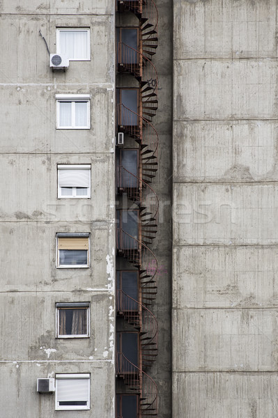 Urbaine concrètes bâtiment détail ville [[stock_photo]] © boggy