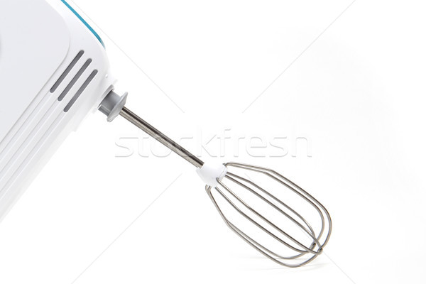 Electric food mixer on white background Stock photo © boggy