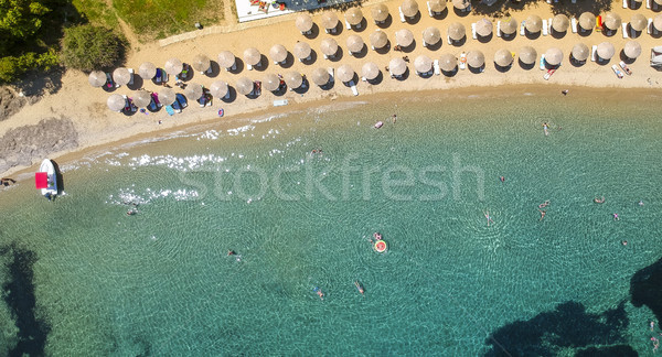 海灘 希臘 水 性質 海 商業照片 © boggy
