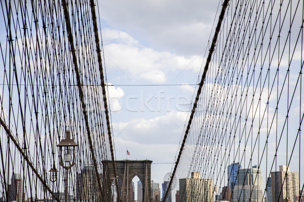 Ponte New York Stati Uniti dettaglio view Foto d'archivio © boggy