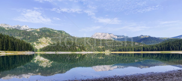 Black Lake on Durmitor Mountain in Montenegro Stock photo © boggy
