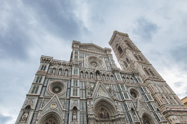 Florence katedrális részlet mikulás templom építészet Stock fotó © boggy