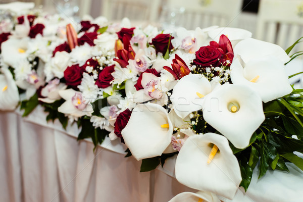 Flower wedding decoration Stock photo © boggy