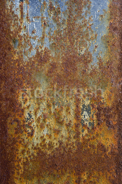 Eski paslı doku detay Metal duvar Stok fotoğraf © boggy