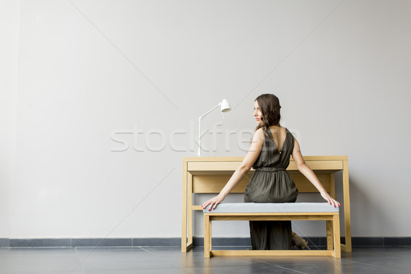 Young woman in the room Stock photo © boggy