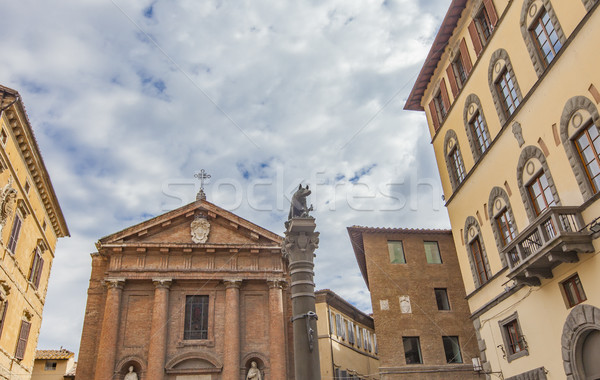 Piazza Tolomei in Siena, Italy Stock photo © boggy