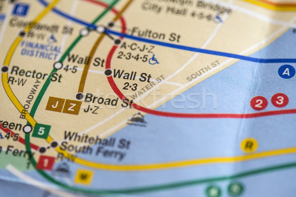 New York City map Stock photo © boggy