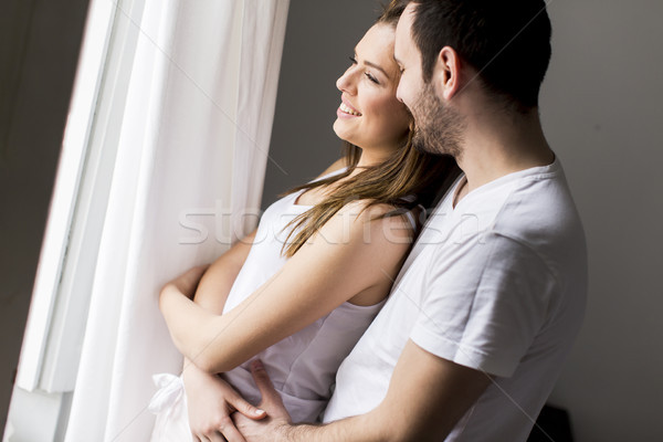 Two people in love spending time together Stock photo © boggy