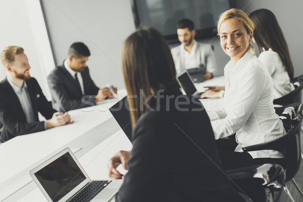 Teamworking Stock photo © boggy
