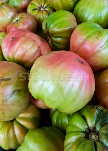 Tomatoes at the market Stock photo © boggy