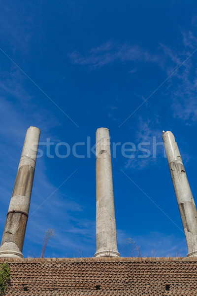 Templo romani Roma colunas Itália edifício Foto stock © boggy