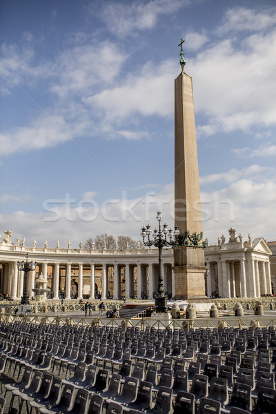 Saint Peter square in Vatican Stock photo © boggy