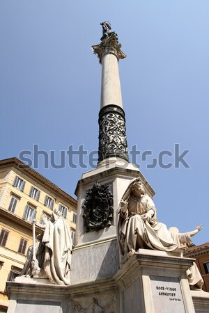 Column of the Immaculate Conception in Rome Stock photo © boggy