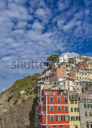 Italien ein fünf berühmt farbenreich suspendiert Stock foto © boggy