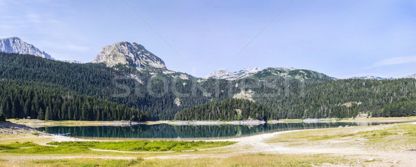 Black Lake on Durmitor Mountain in Montenegro Stock photo © boggy