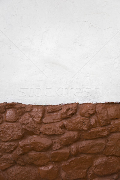 Taş duvar beyaz bo eski boş doku Stok fotoğraf © boggy